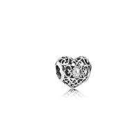 Simple Style Commute Heart Shape Alloy Inlay Birthstone Jewelry Accessories main image 6