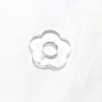 1 Piece 26 * 26mm Hole 1~1.9mm Arylic Flower Pendant sku image 23