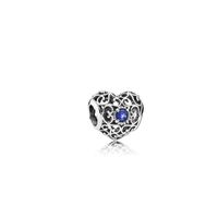 Simple Style Commute Heart Shape Alloy Inlay Birthstone Jewelry Accessories sku image 9