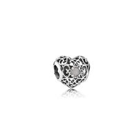 Simple Style Commute Heart Shape Alloy Inlay Birthstone Jewelry Accessories sku image 6
