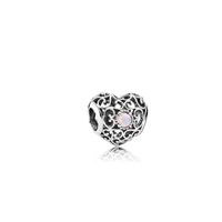 Simple Style Commute Heart Shape Alloy Inlay Birthstone Jewelry Accessories sku image 10