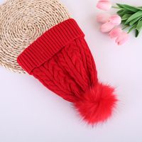 Women's Simple Style Solid Color Pom Poms Eaveless Wool Cap sku image 7