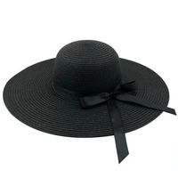 Women's Classic Style Solid Color Big Eaves Sun Hat main image 5