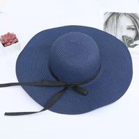 Women's Classic Style Solid Color Big Eaves Sun Hat sku image 4