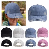 Niños Unisex Estilo Simple Color Sólido Gorra De Beisbol main image 6