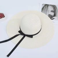 Women's Classic Style Solid Color Big Eaves Sun Hat sku image 3