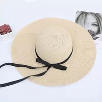 Women's Classic Style Solid Color Big Eaves Sun Hat sku image 5