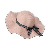 Women's Vacation Solid Color Big Eaves Straw Hat main image 3