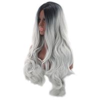 Women's Sweet Casual Carnival High Temperature Wire Centre Parting Long Curly Hair Wigs main image 3