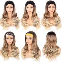 Women's Sweet Casual Street High Temperature Wire Centre Parting Long Curly Hair Wigs sku image 2