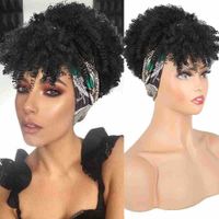 Women's Simple Style Party Stage Street High Temperature Wire Long Bangs Short Curly Hair Wig Net sku image 1
