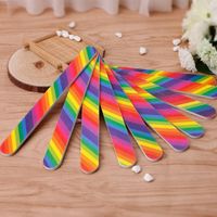 Simple Style Colorful Wood Nail File 1 Piece main image 3