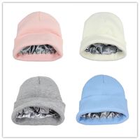 Unisex Simple Style Solid Color Eaveless Wool Cap main image 6