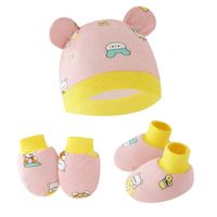 Kid's Cute Animal Leaves Beanie Hat sku image 41