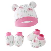 Kid's Cute Animal Leaves Beanie Hat sku image 39