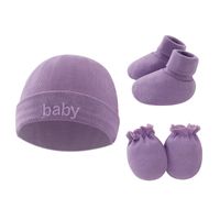 Baby Girl's Baby Boy's Cute Solid Color Baby Hat sku image 31