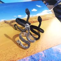 Classic Style Commute Snake Alloy Plating Gold Plated Men's Rings main image 4