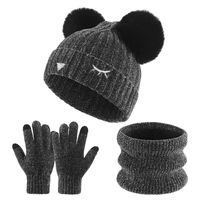 Women's Cartoon Style Cute Solid Color Beanie Hat sku image 1