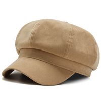 Femmes Élégant Rétro Style Simple Couleur Unie Avant-toit Incurvé Chapeau Béret sku image 3