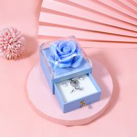 Romantic Simple Style Letter Flower Paper Jewelry Boxes main image 2