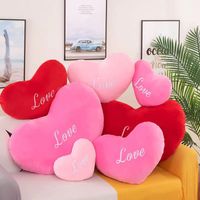 Cute Letter Heart Shape Pp Cotton Throw Pillow main image 3