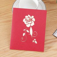 Valentine's Day Sweet Rose Paper Party Festival Card main image 3
