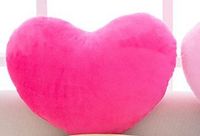 Cute Heart Shape Solid Color Pp Cotton Throw Pillow sku image 7