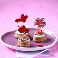 Valentine's Day Birthday Classic Style Letter Heart Shape Paper Festival Cake Decorating Supplies main image 5