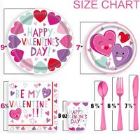 Valentine's Day Sweet Pastoral Heart Shape Paper Family Gathering Party Festival Tableware main image 5