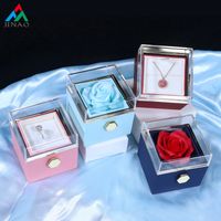 Romantic Solid Color Plastic Valentine'S Day Jewelry Boxes sku image 10