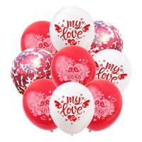 Valentine's Day Romantic Sweet Letter Heart Shape Paper Family Gathering Party Festival Balloons Decorative Props main image 4