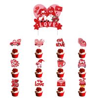 Valentine's Day Romantic Sweet Letter Heart Shape Paper Family Gathering Party Festival Balloons Decorative Props main image 3