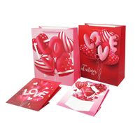 Valentine's Day Lady Cartoon Paper Card Party Date Gift Bags sku image 15