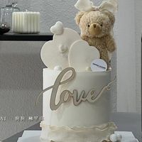 Valentine's Day Simple Style Heart Shape Wood Family Gathering Party Festival Cake Decorating Supplies main image 1