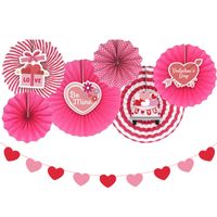 La Saint-valentin Style De Bande Dessinée Style Classique Lettre Forme De Cœur Papier Fête Accessoires Décoratifs main image 4