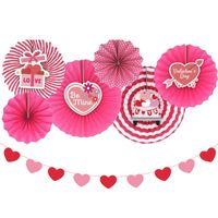 Día De San Valentín Estilo De Dibujos Animados Estilo Clásico Letra Forma De Corazón Papel Fiesta Atrezzo Decorativo sku image 1