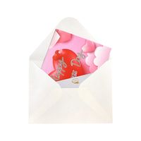 Valentine's Day Sweet Letter Heart Shape Paper Party Date Festival Card main image 5