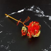 Sweet Pastoral Rose Gold Foil Paper Party Date Festival Artificial Plant sku image 1