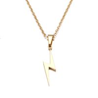 Streetwear Lightning 201 Stainless Steel Plating Valentine'S Day Women's Pendant Necklace main image 5