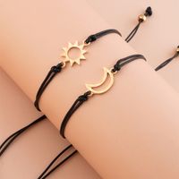 Casual Streetwear Sun Moon Alloy Rope Unisex Bracelets main image 5