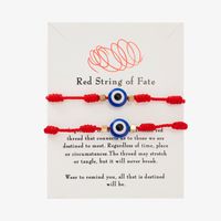 Classic Style Streetwear Devil's Eye Resin Rope Valentine's Day Women's Bracelets sku image 1