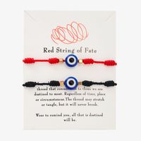 Classic Style Streetwear Devil's Eye Resin Rope Valentine's Day Women's Bracelets main image 6