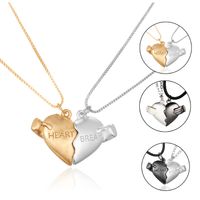 Elegant Streetwear Heart Shape Alloy Plating Valentine's Day Unisex Pendant Necklace main image 1