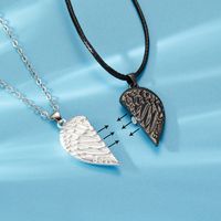Strassenmode Herzform Legierung Überzug Valentinstag Unisex Halskette Mit Anhänger main image 3