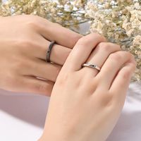 Casual Streetwear Sun Moon Alloy Copper Couple Open Rings main image 2