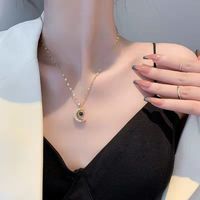 Casual Streetwear Moon Copper Zircon Pendant Necklace In Bulk main image 1