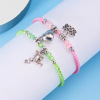 Casual Cute Heart Shape Frog Rope Plating Valentine's Day Unisex Bracelets main image 1