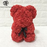 Valentine's Day Lady Bear Plastic Party Bouquet sku image 1