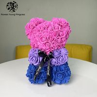 Valentine's Day Lady Bear Plastic Party Bouquet sku image 28