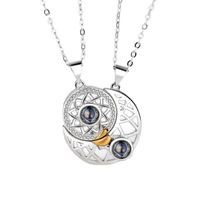 Elegant Streetwear Moon Copper Pendant Necklace In Bulk main image 6